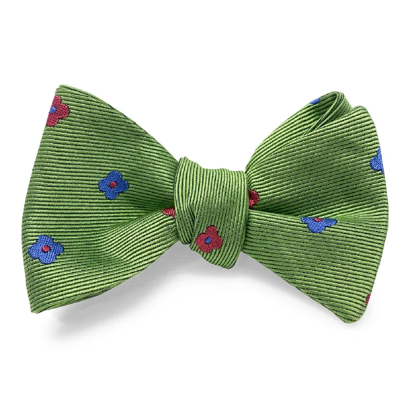 Festive Flowers: Bow - Green