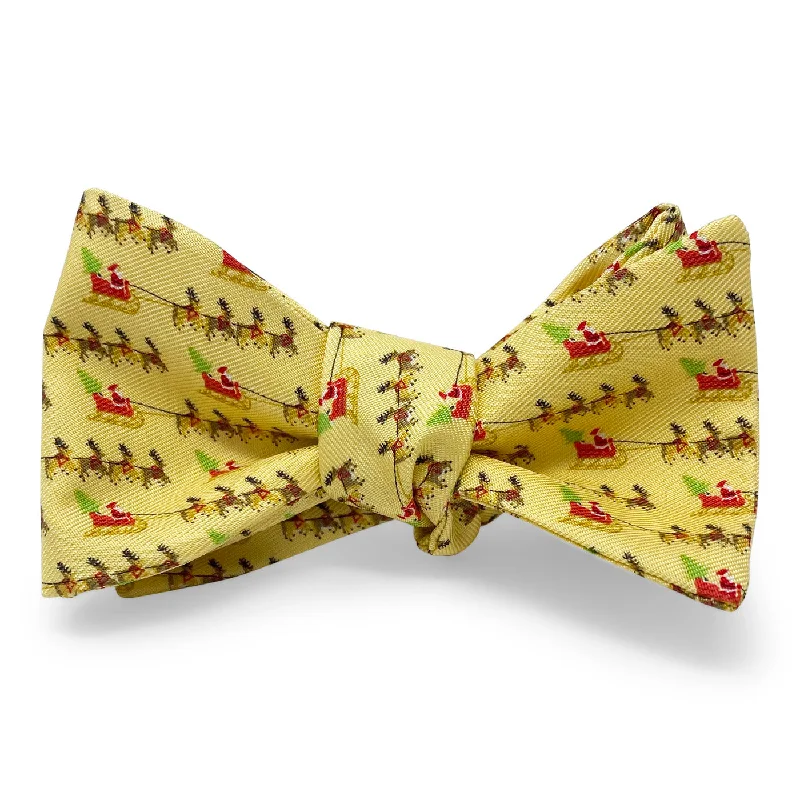 Santa Sleigh: Bow - Yellow