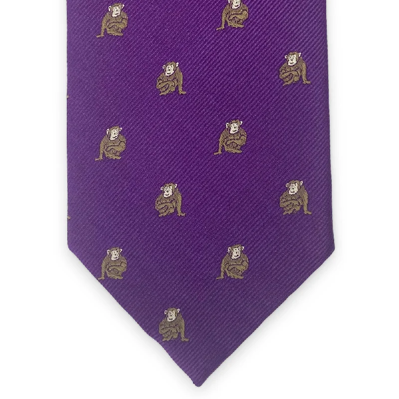 Monkey: Tie - Purple