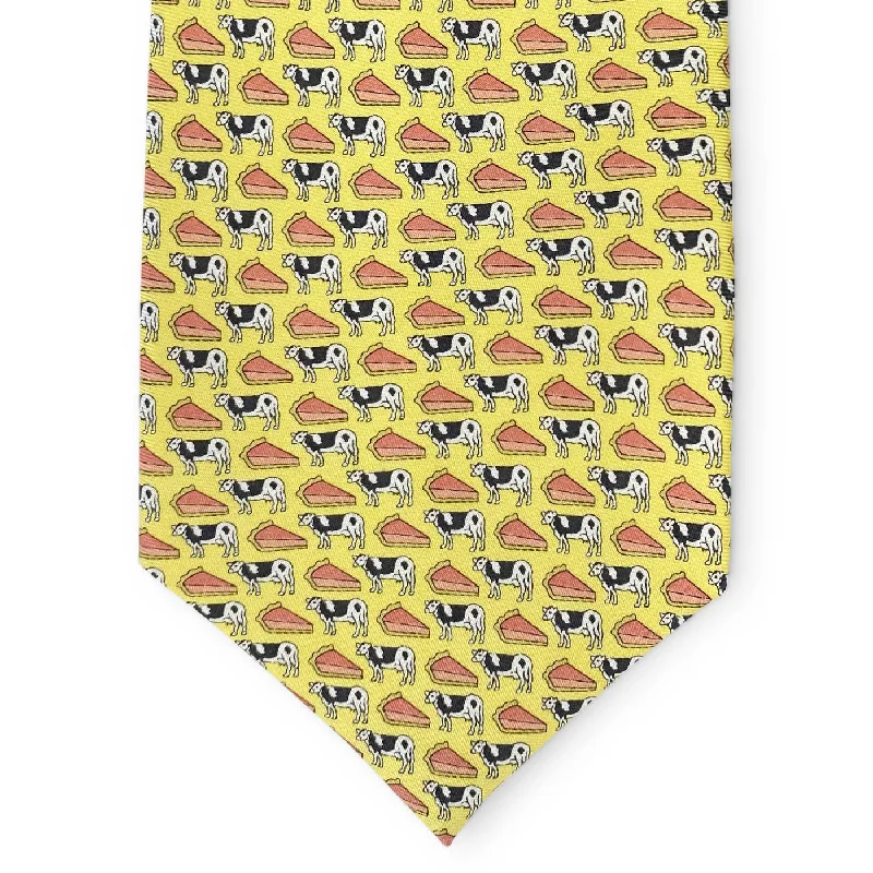 Cow Pie: Tie - Yellow