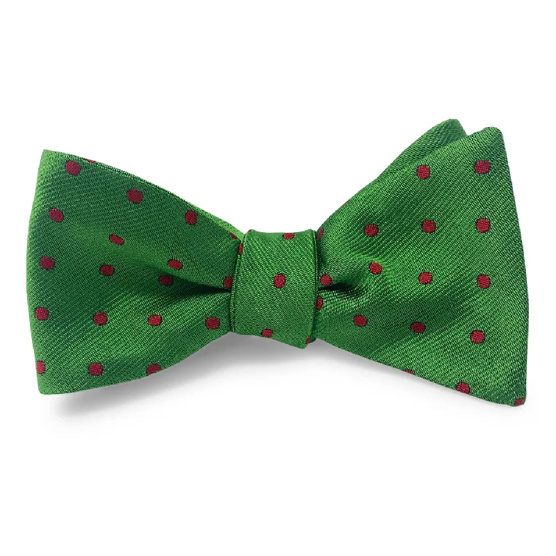 Small Dot: Bow - Red/Green