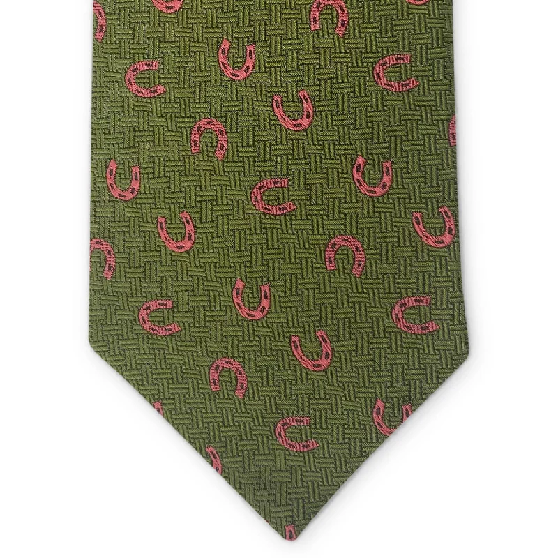 Horseshoe Surprise: Tie - Green