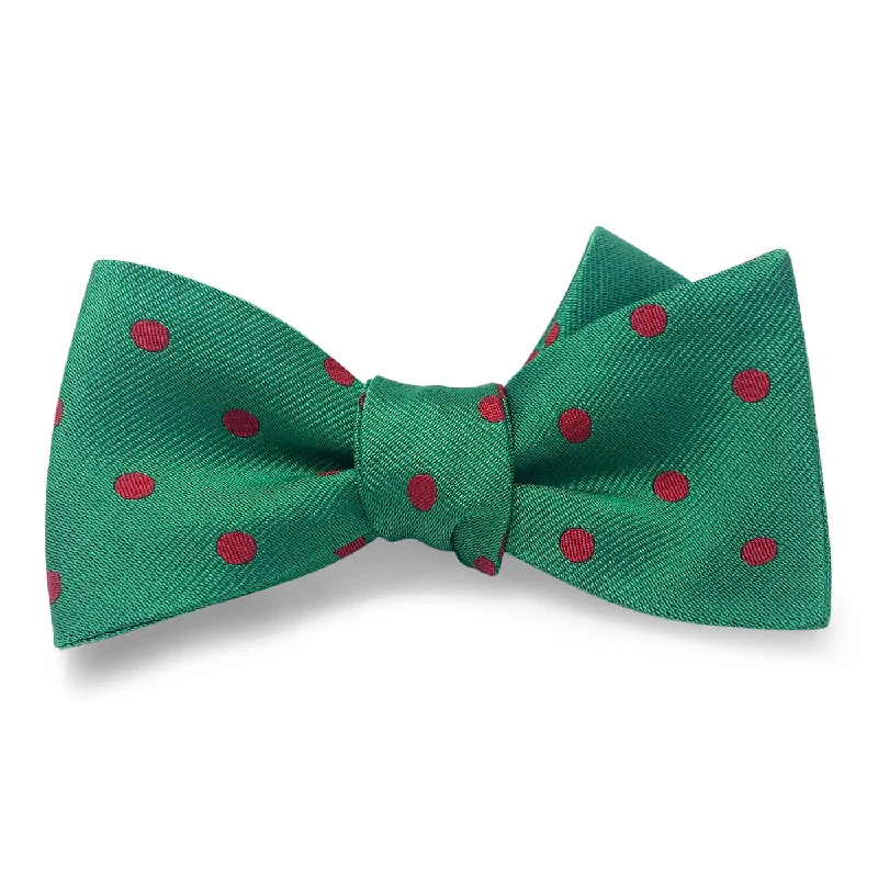 Spaced Dots: Bow - Green