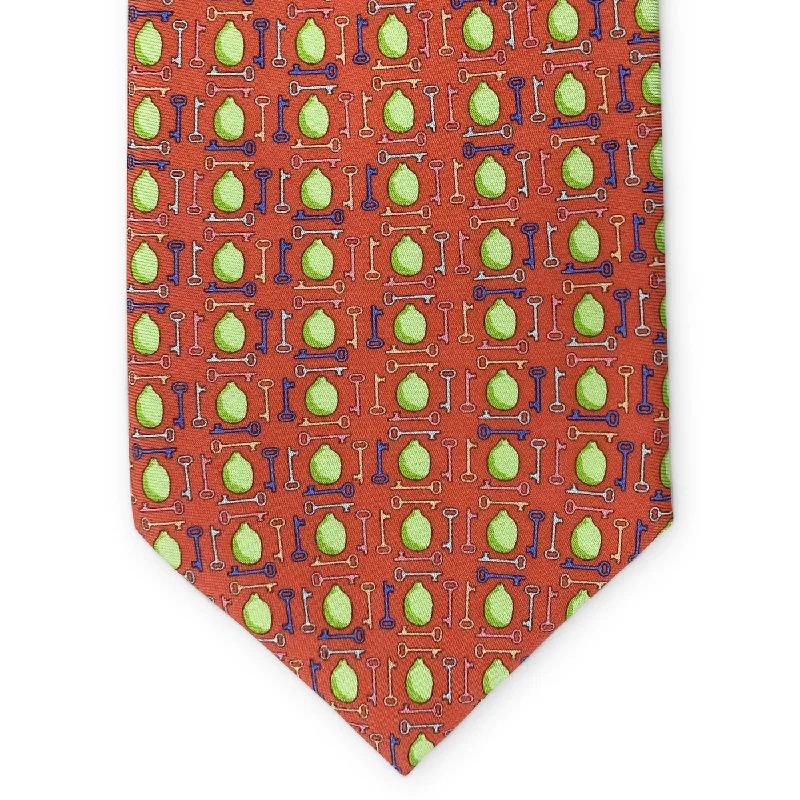 Key Lime: Tie - Coral