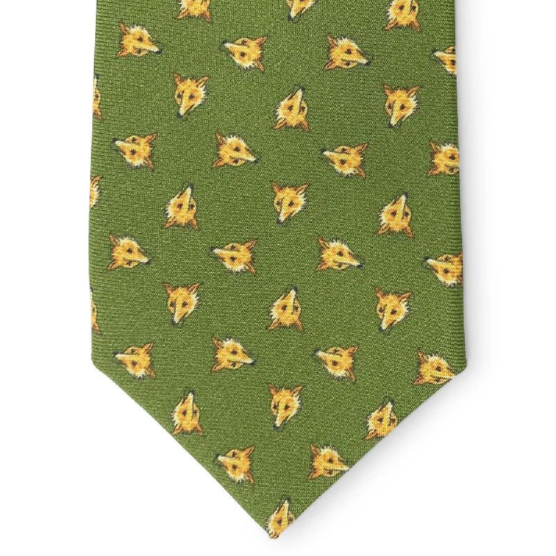 Fox Mask: Tie - Green