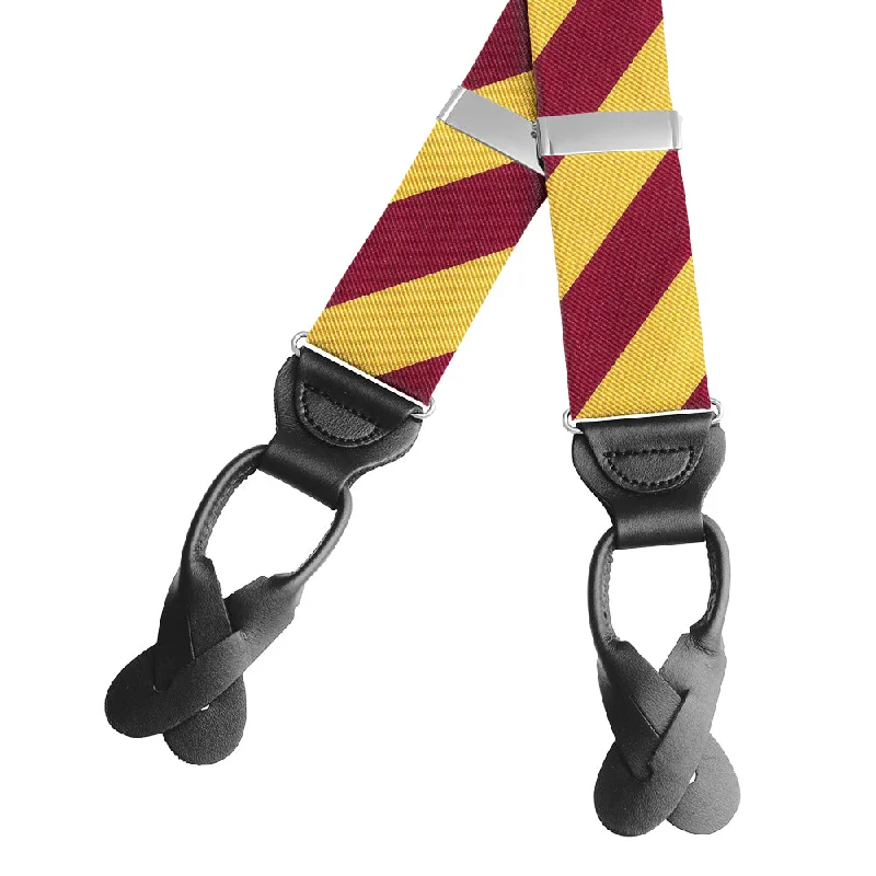 Academy Gold/Maroon - Braces/Suspenders