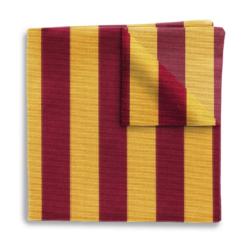 Academy Gold/Maroon - Pocket Squares