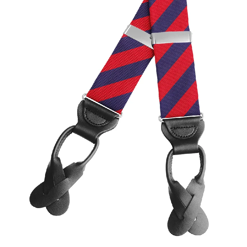 Academy Navy/Red - Braces/Suspenders