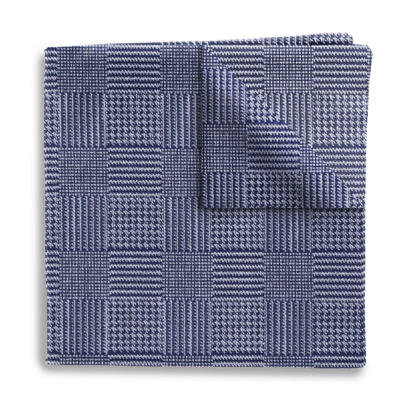 Blockley Navy - Pocket Squares