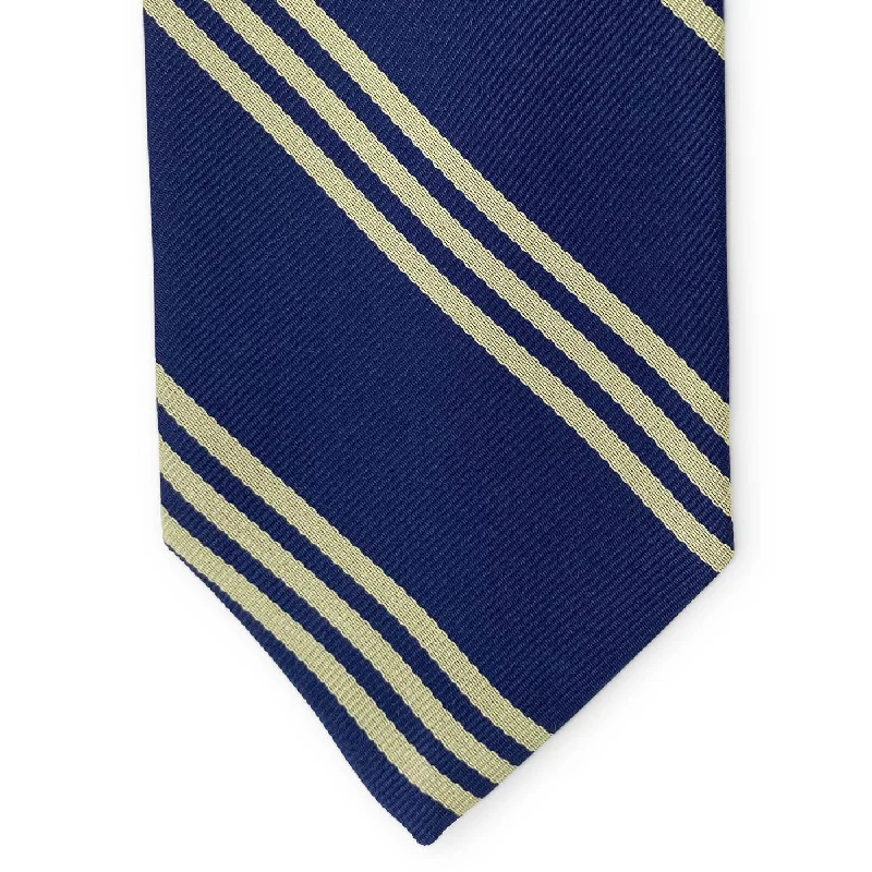 College Collection Stripes: Tie - Navy/Gold