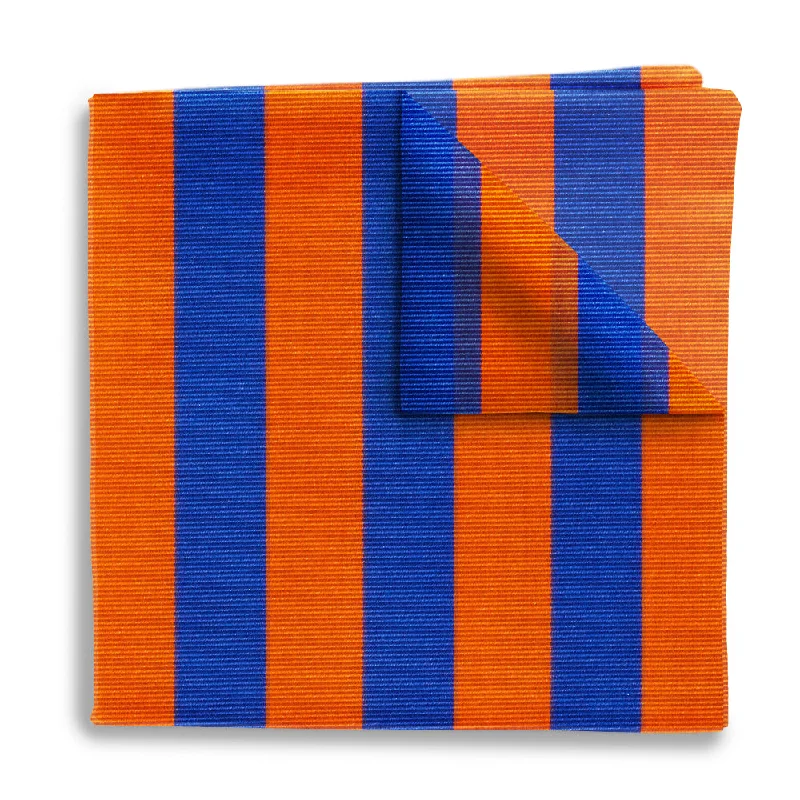 Collegiate Blue and Orange - Pocket Squares