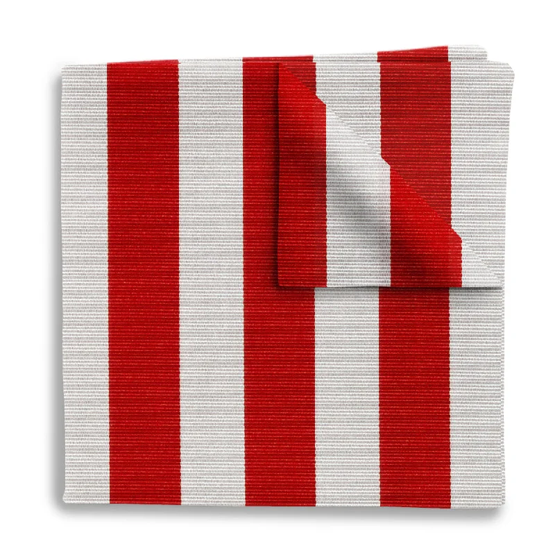 Collegiate Red and Silver - Pocket Squares