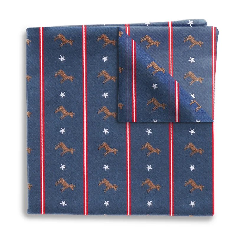 Democrat Blue - Pocket Squares