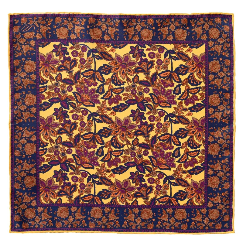 Farnese - Silk Pocket Square - Tuscan Sun