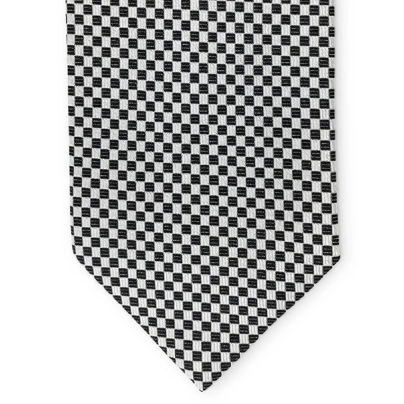 Check Formal: Tie - Black/White