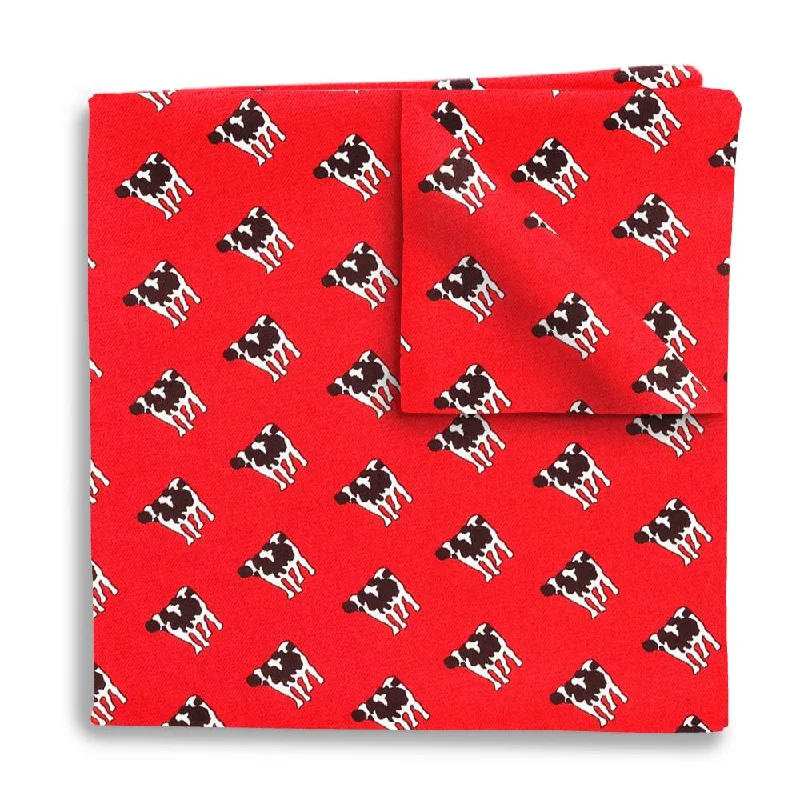 Middlebury Red - Pocket Squares