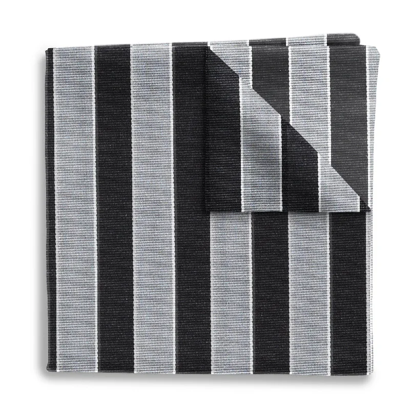 Scholastic Black/Silver - Pocket Squares