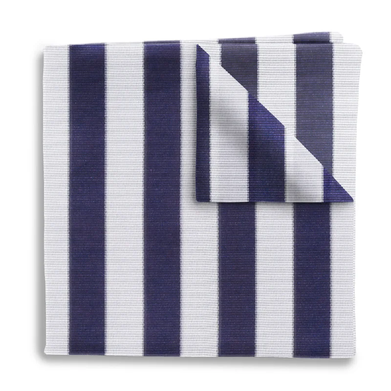 Scholastic Blue/White - Pocket Squares