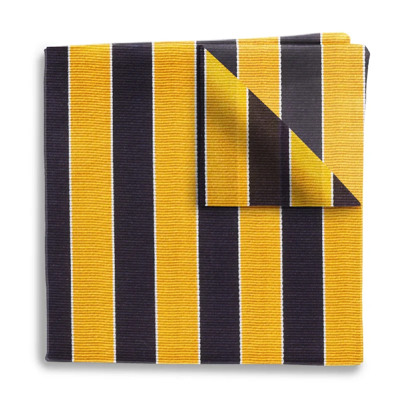 Scholastic Navy/Gold - Pocket Squares