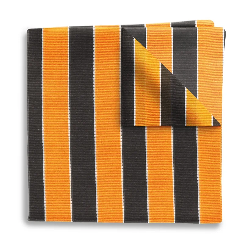 Scholastic Orange/Black - Pocket Squares