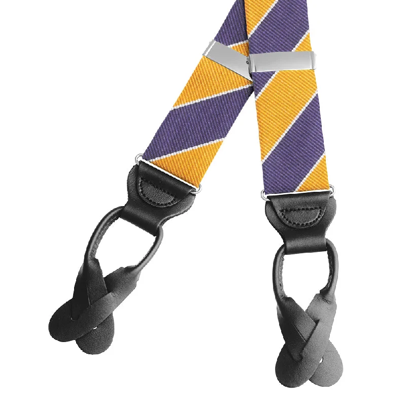 Scholastic Purple/Gold - Braces/Suspenders