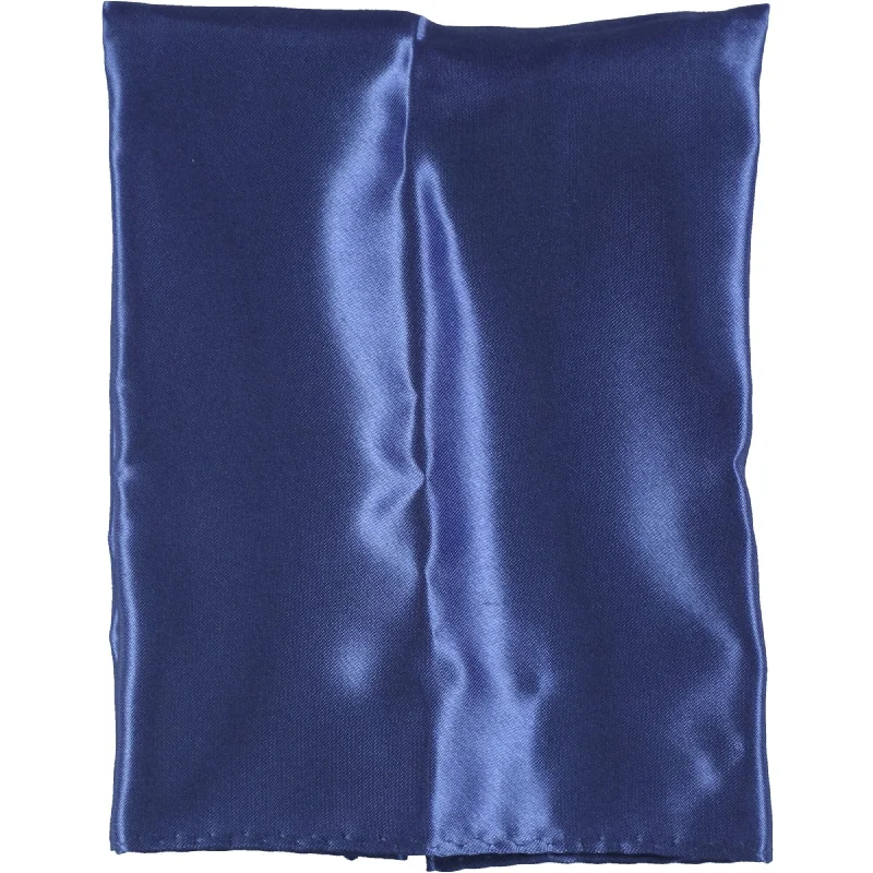 Alfani Mens Solid Pocket Square, Blue, One Size - One Size