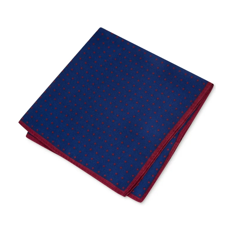 Club Room Mens Dot Pocket Square, Blue, One Size - One Size