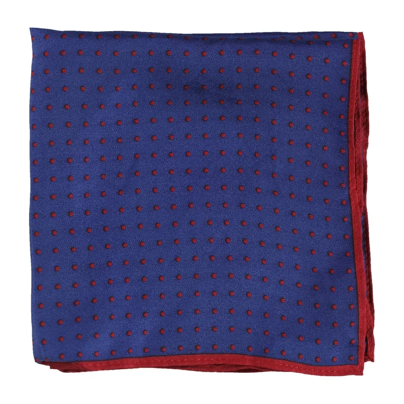 Club Room Mens Polka Dots Pocket Square, Blue, One Size - One Size