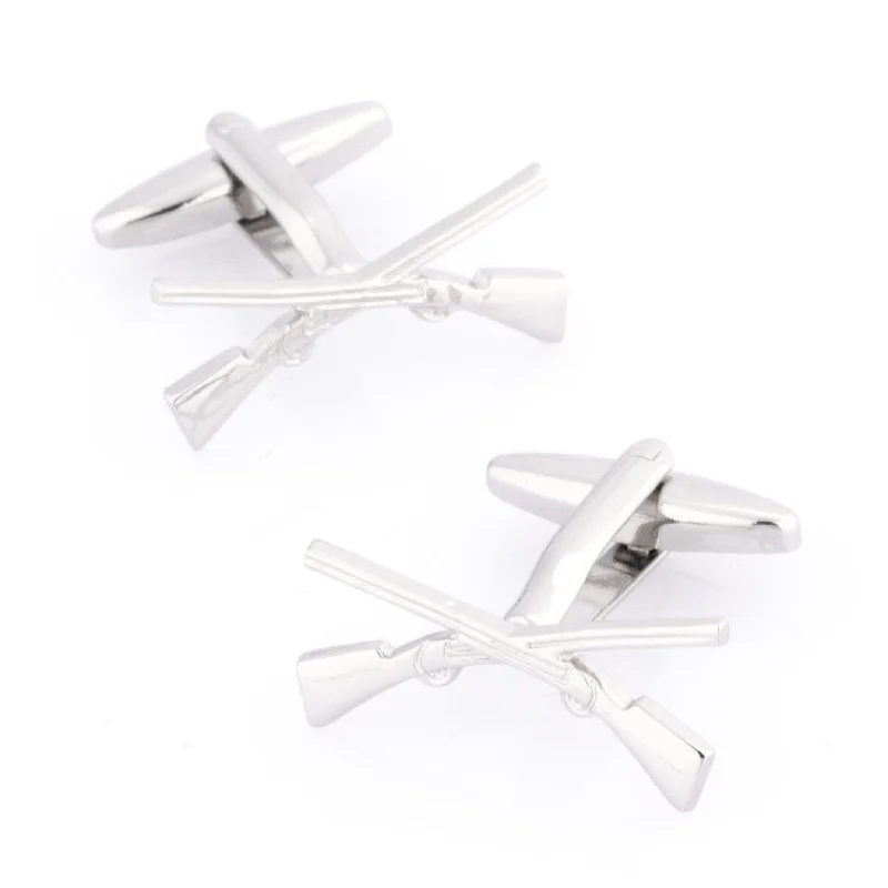 Crossed Rifle Cufflinks