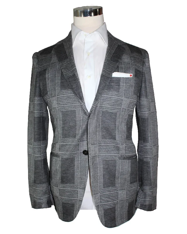 KNT Kiton Sport Coat Gray Cashmere Blend EUR 50/ US 40 R REDUCED - SALE