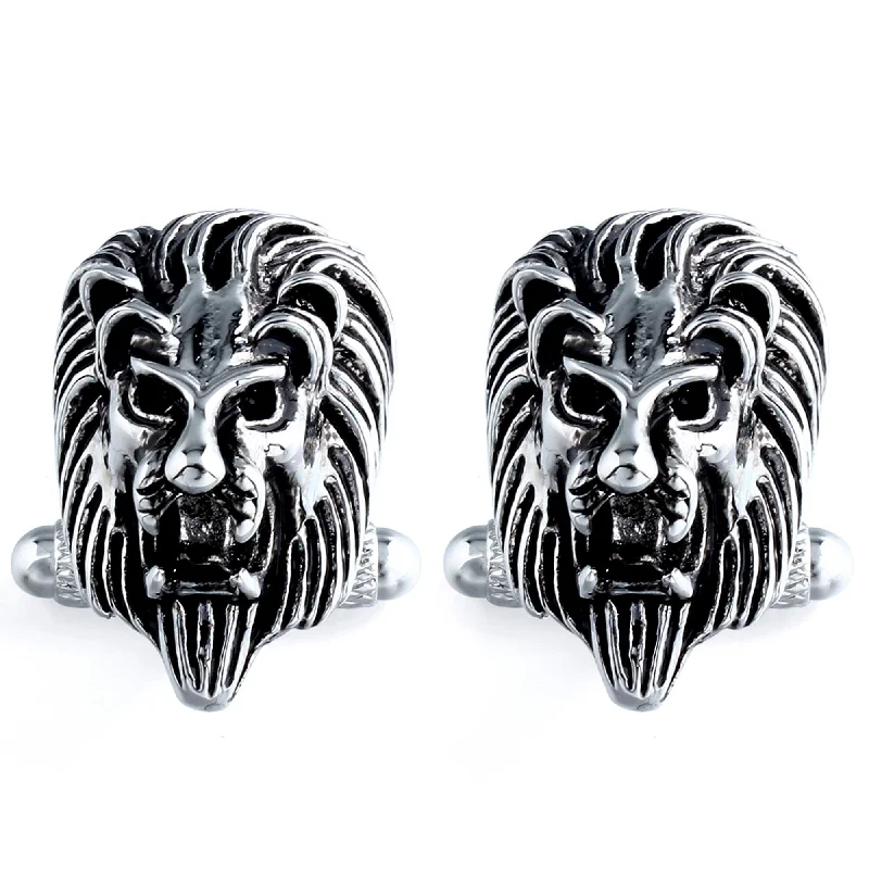 Lion Cufflinks in antique style