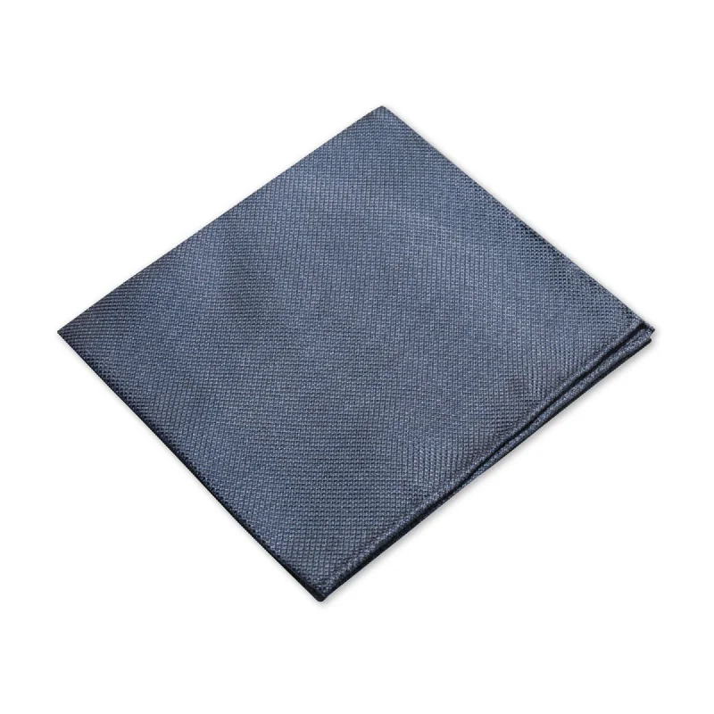 Ryan Seacrest Mens Textured Silk Pocket Square, Blue, One Size - One Size