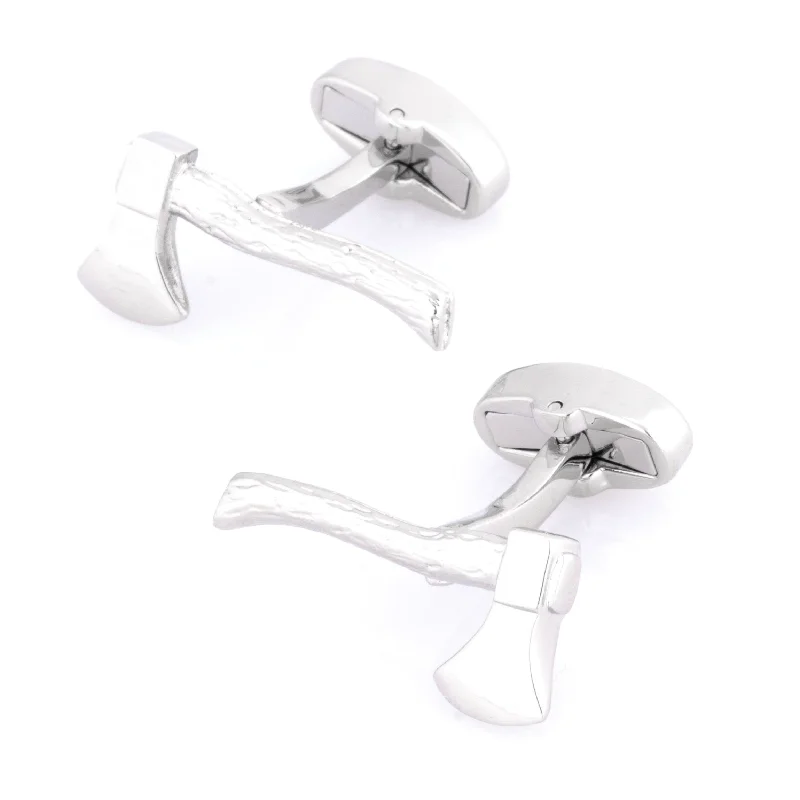 Silver Axe Cufflinks