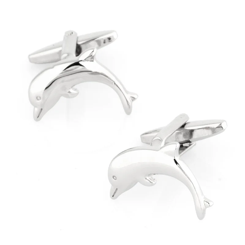 Silver Dolphin Cufflinks