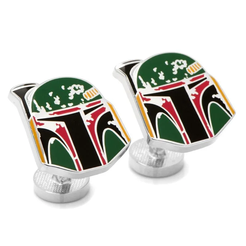 Star Wars Boba Fett Helmet Cufflinks