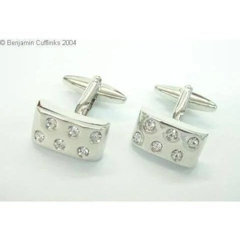 Studded Crystals Cufflinks