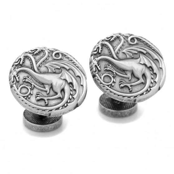 Targaryen Three Headed Dragon Sigil Cufflinks - Game of Thrones