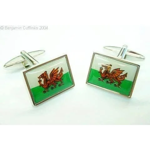 The Welsh Flag Cufflinks