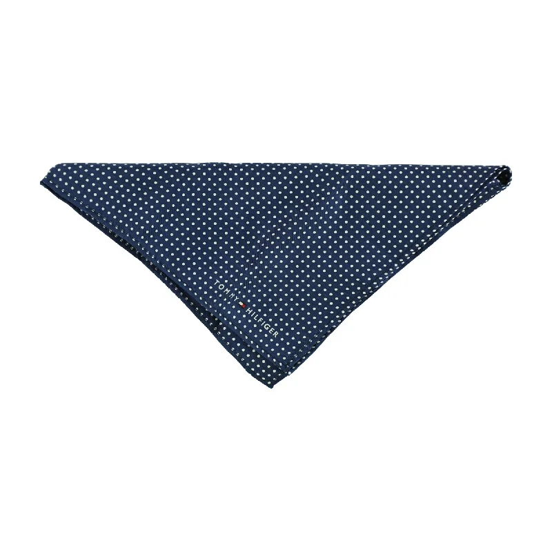 Tommy Hilfiger Mens Dot Pocket Square, Blue, One Size - One Size