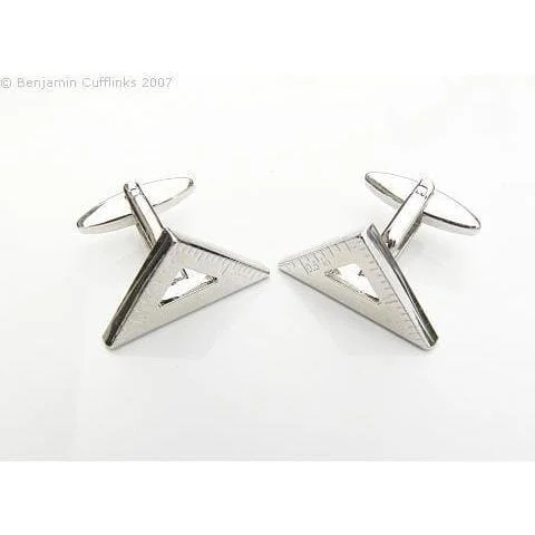 Triangle Ruler Cufflinks