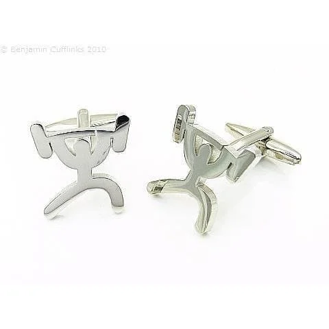 Weightlifting Logo Cufflinks