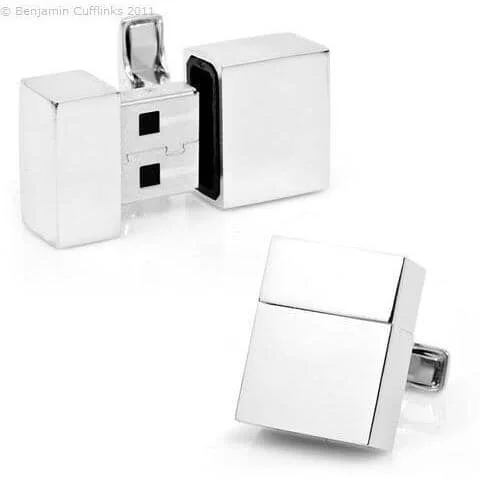 Working USB Cufflinks